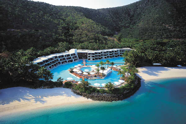 Hayman Island  resort - aerial