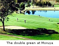 The double green at Moruya